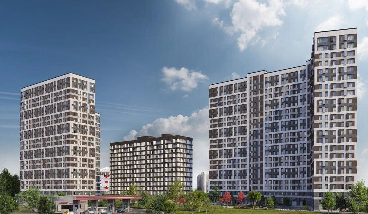 фасад дома, здание по адресу г Москва, Волоколамское шоссе, д 71/22 к 3